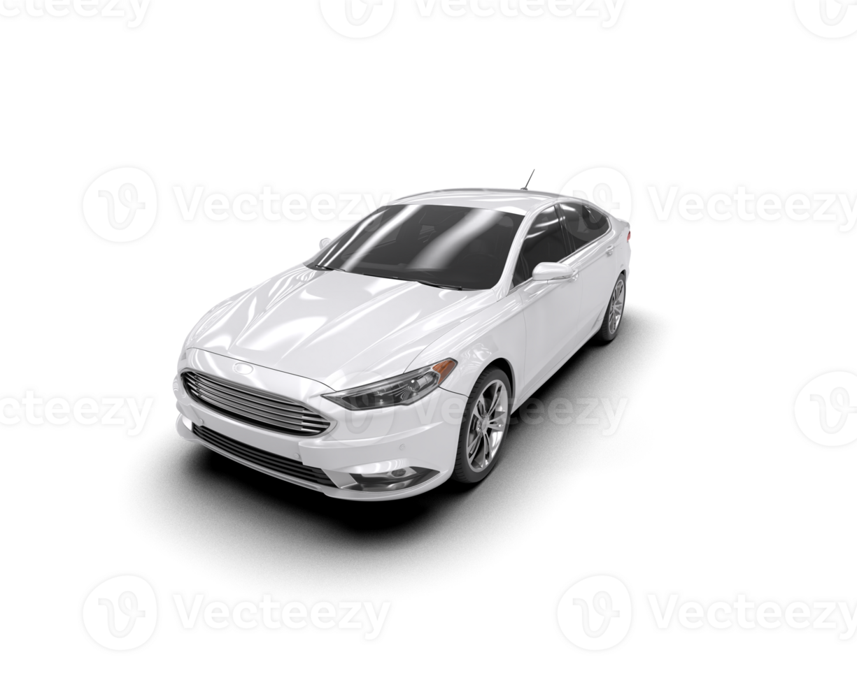 Modern car isolated on background. 3d rendering - illustration png