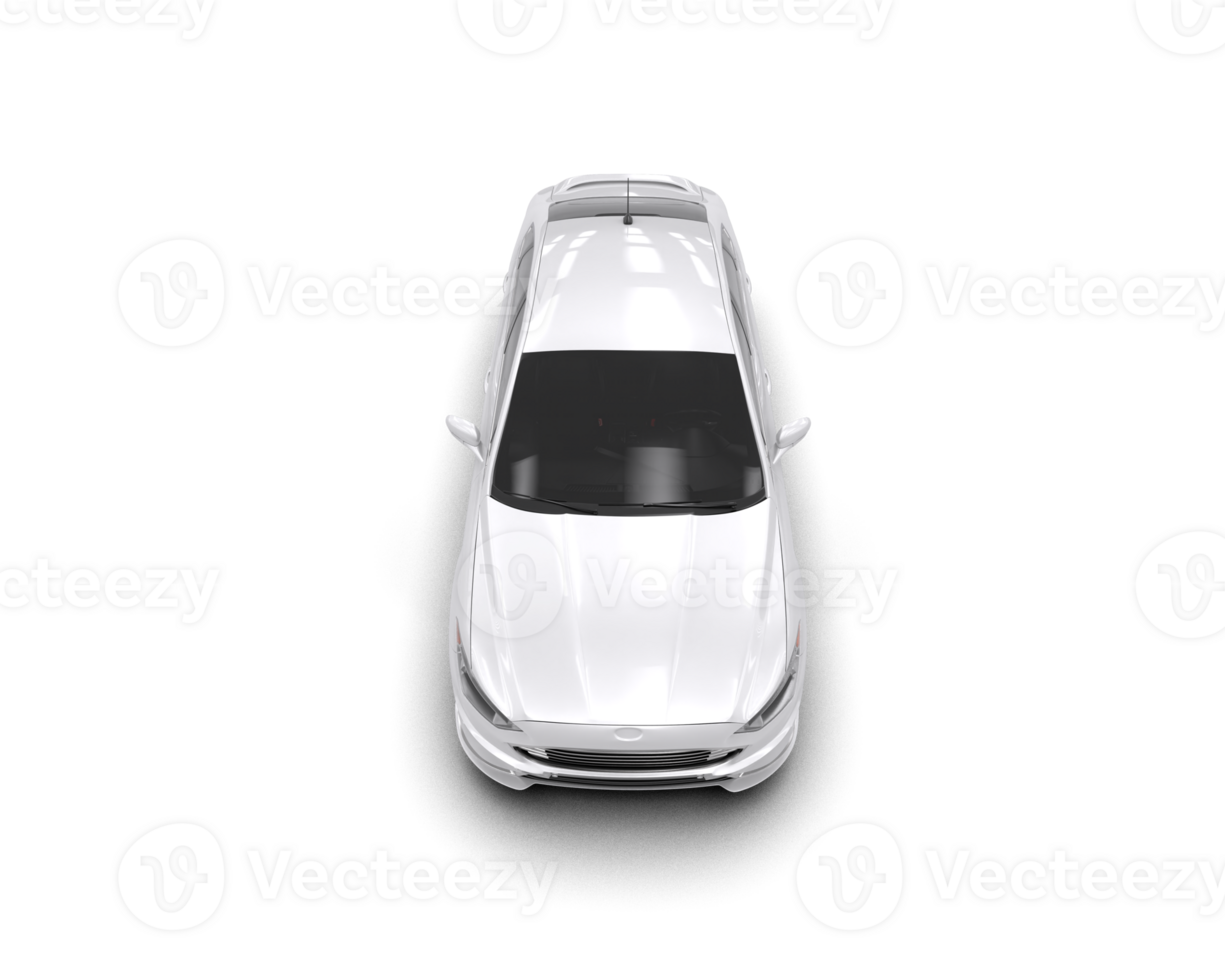 Modern car isolated on background. 3d rendering - illustration png