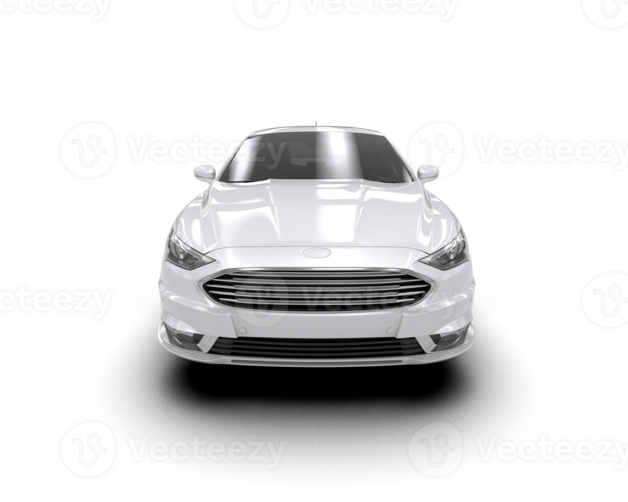 Modern car isolated on background. 3d rendering - illustration png