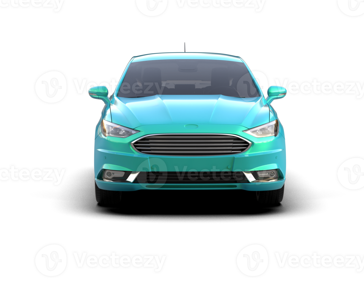 Modern car isolated on background. 3d rendering - illustration png