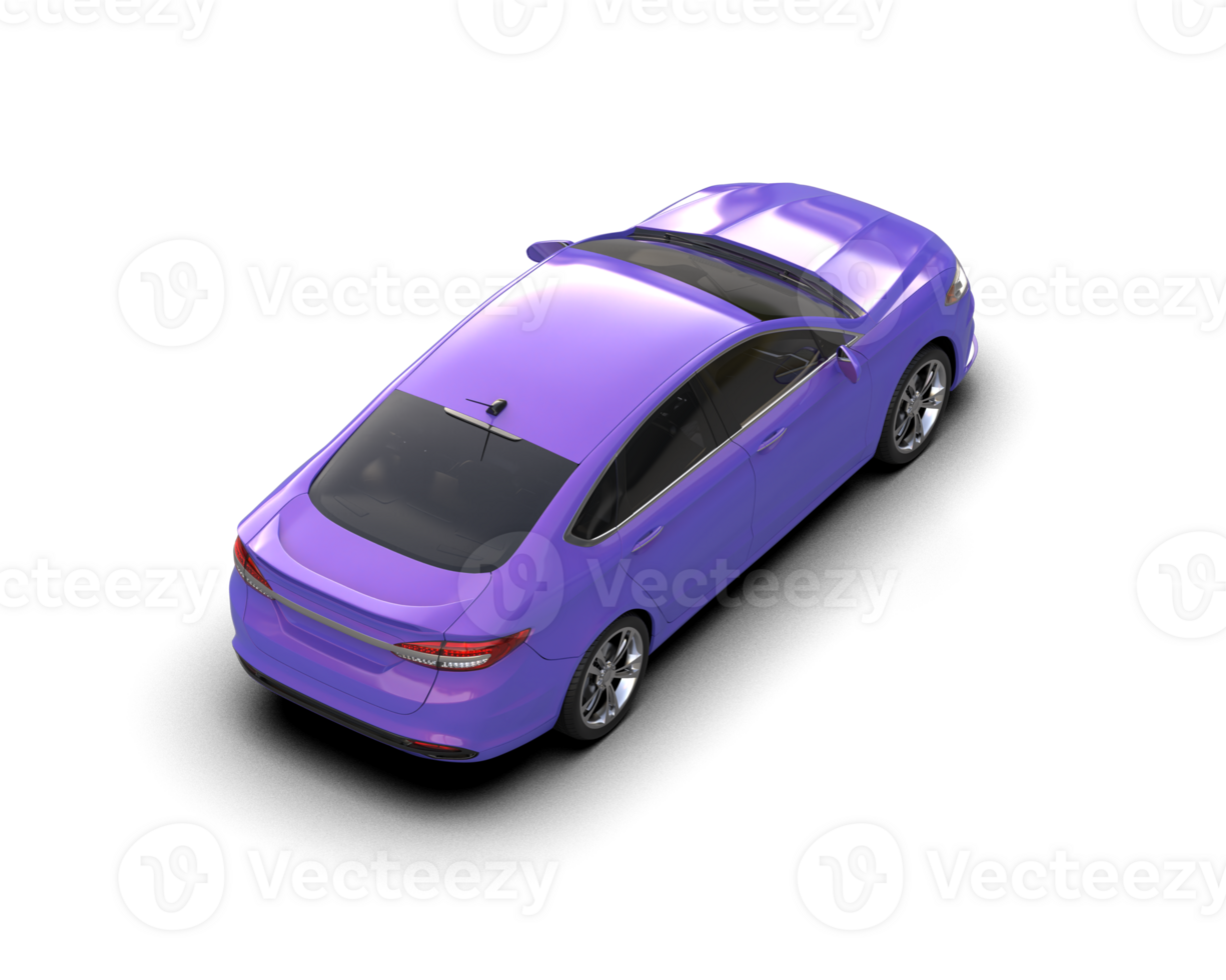 Modern car isolated on background. 3d rendering - illustration png