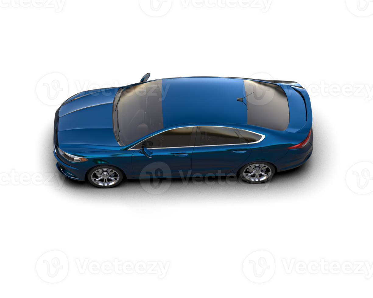 Modern car isolated on background. 3d rendering - illustration png