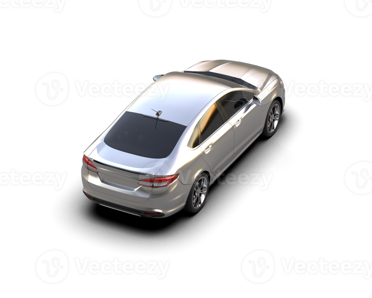 Modern car isolated on background. 3d rendering - illustration png
