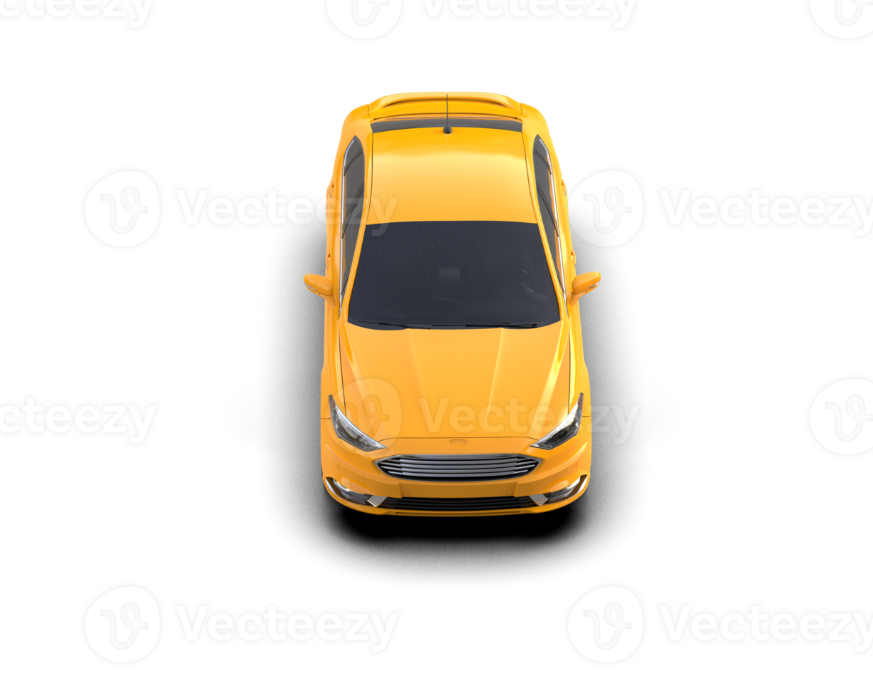 Modern car isolated on background. 3d rendering - illustration png