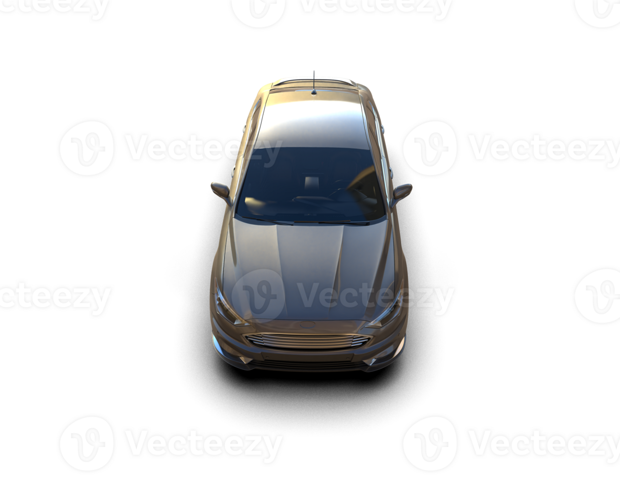 Modern car isolated on background. 3d rendering - illustration png