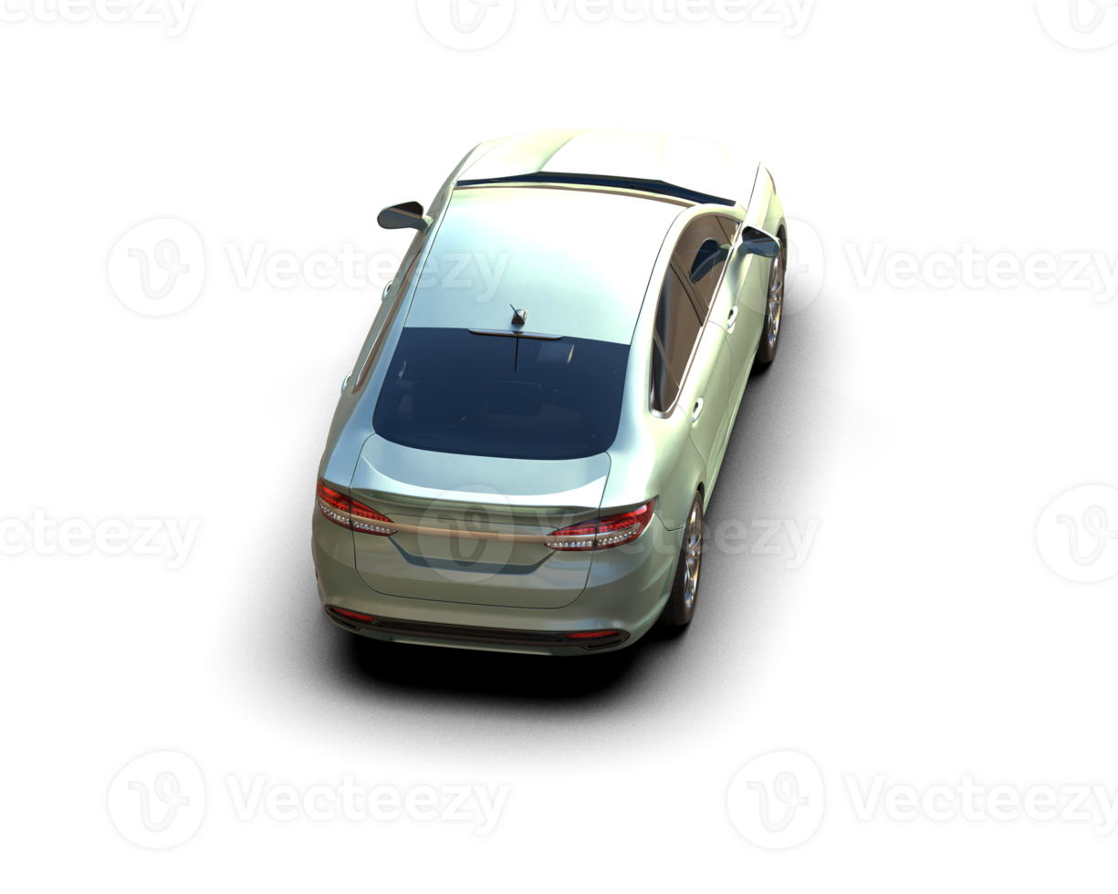 Modern car isolated on background. 3d rendering - illustration png