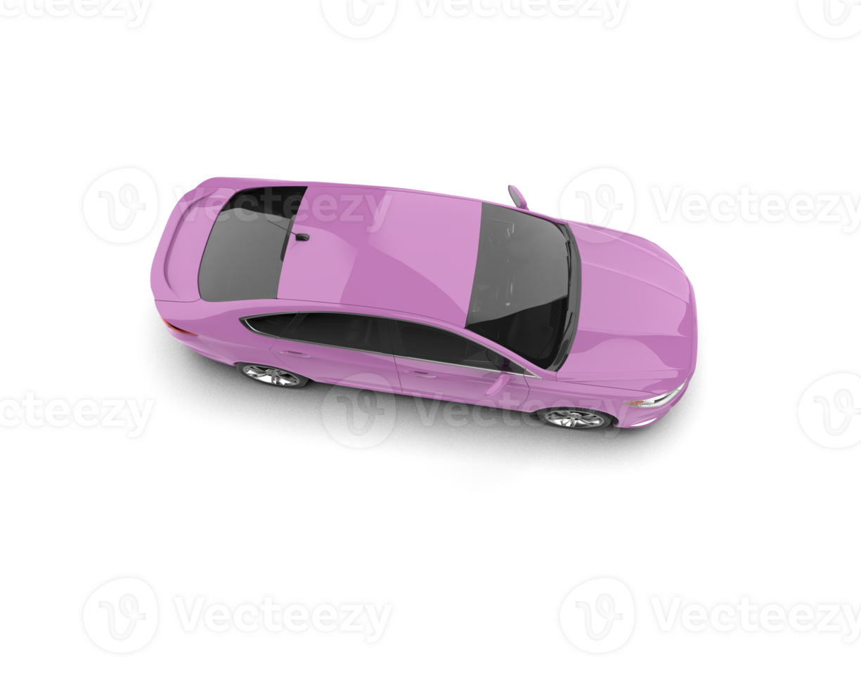Modern car isolated on background. 3d rendering - illustration png