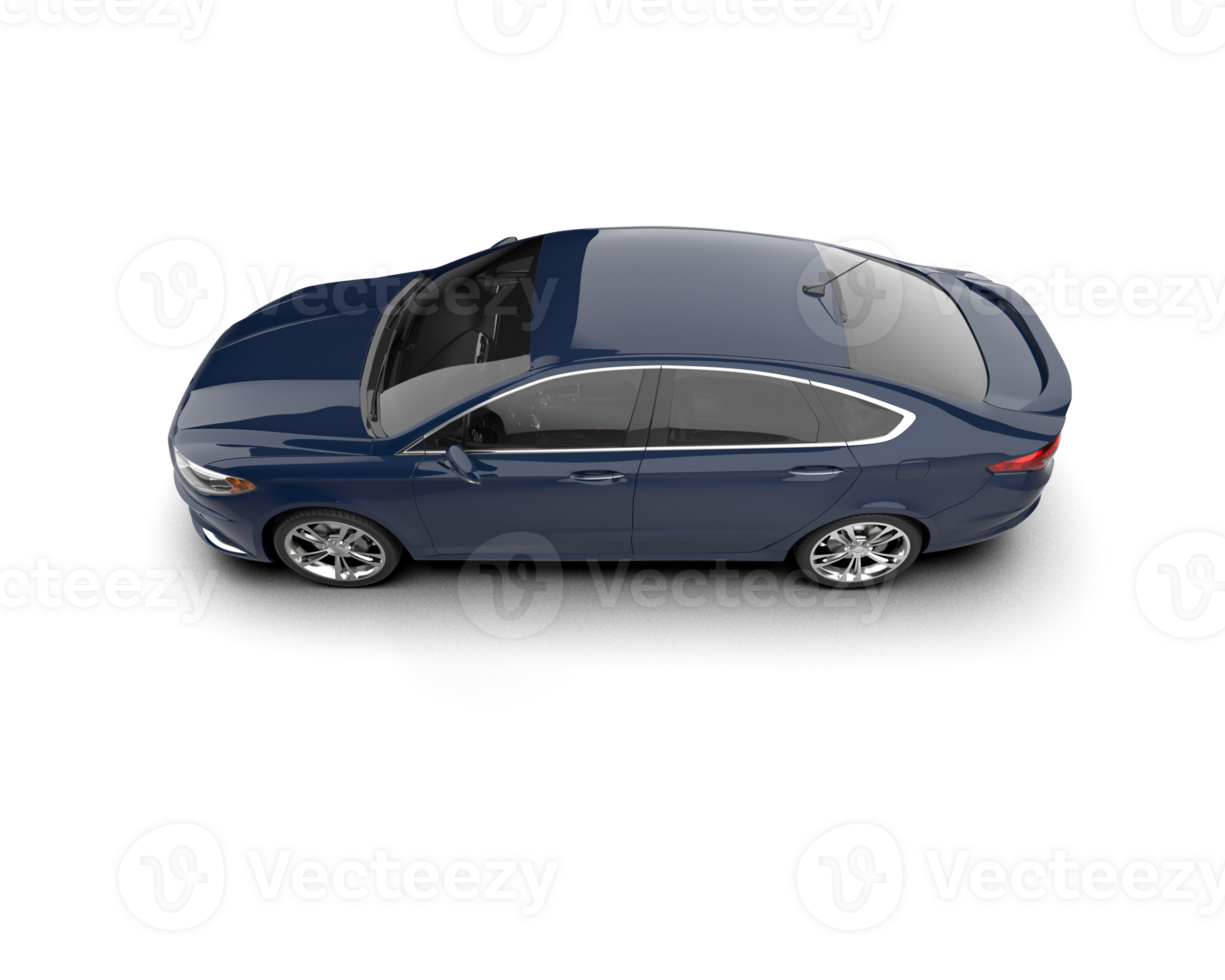 Modern car isolated on background. 3d rendering - illustration png