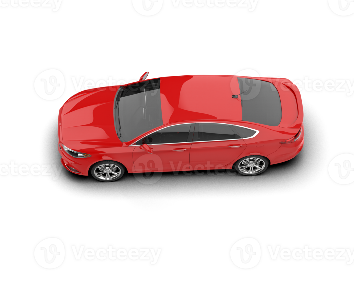 Modern car isolated on background. 3d rendering - illustration png