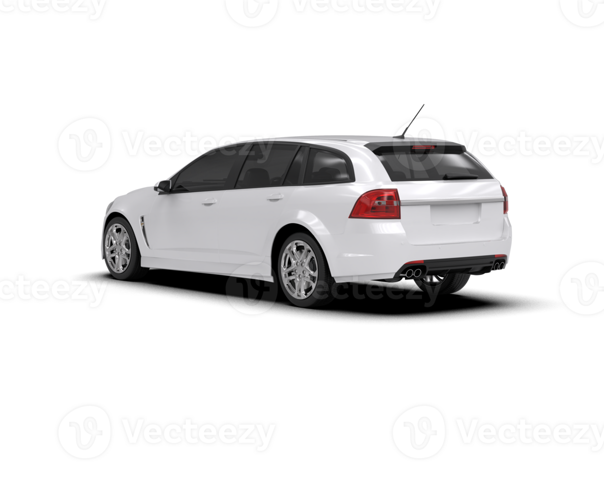 Modern car isolated on background. 3d rendering - illustration png