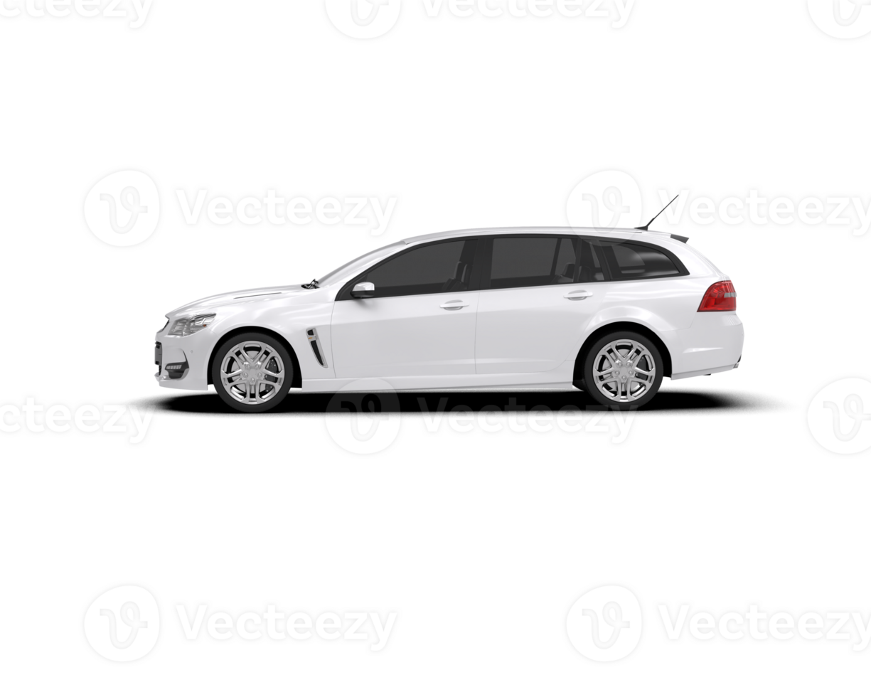 Modern car isolated on background. 3d rendering - illustration png