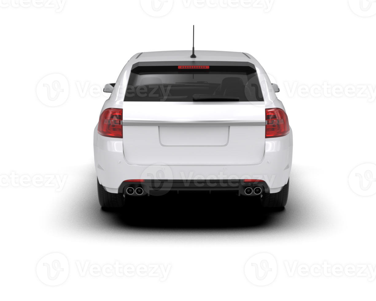 Modern car isolated on background. 3d rendering - illustration png