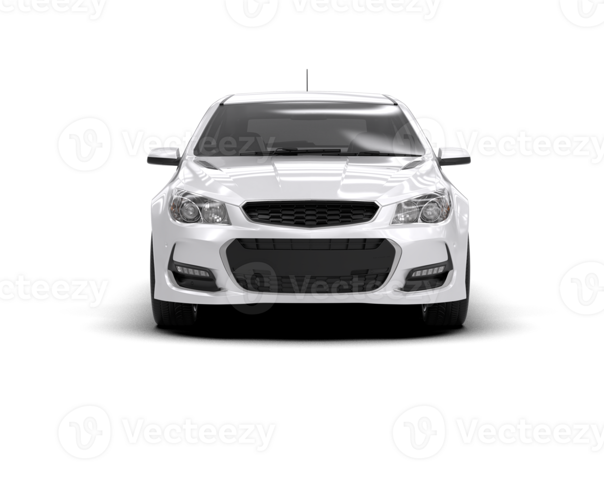 Modern car isolated on background. 3d rendering - illustration png