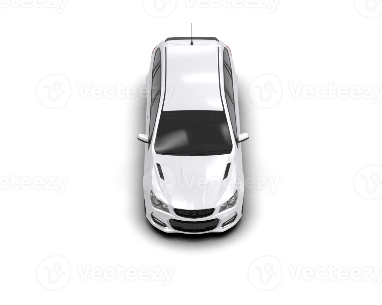 Modern car isolated on background. 3d rendering - illustration png