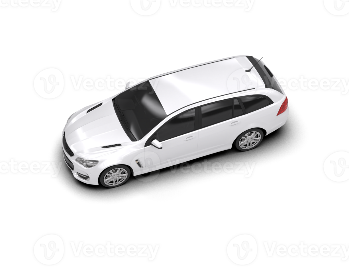 Modern car isolated on background. 3d rendering - illustration png