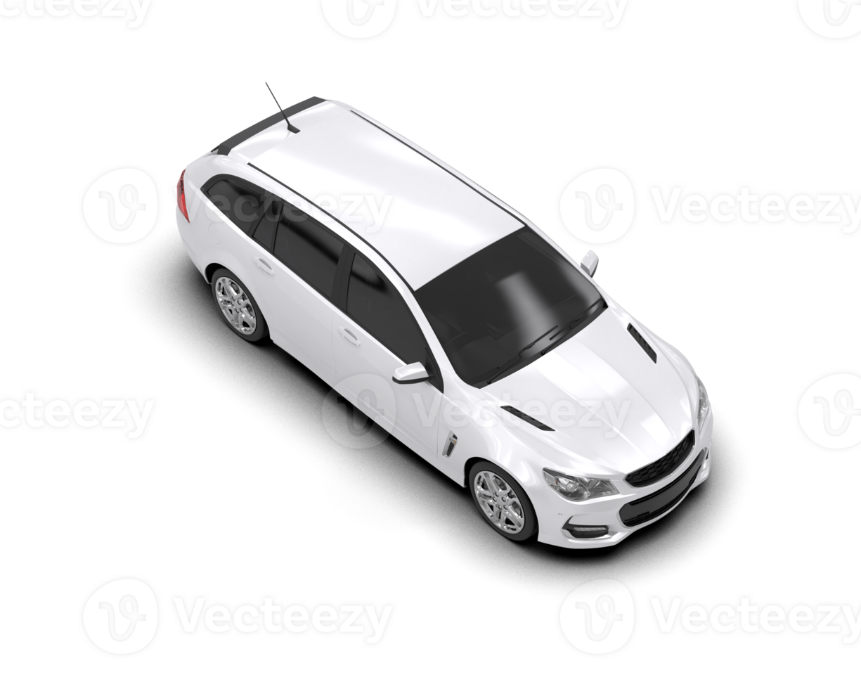 Modern car isolated on background. 3d rendering - illustration png