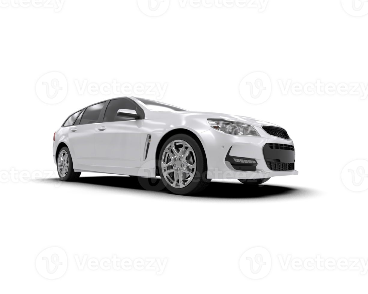 Modern car isolated on background. 3d rendering - illustration png