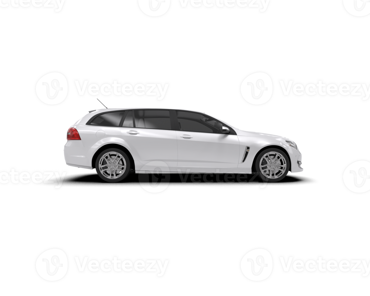 Modern car isolated on background. 3d rendering - illustration png