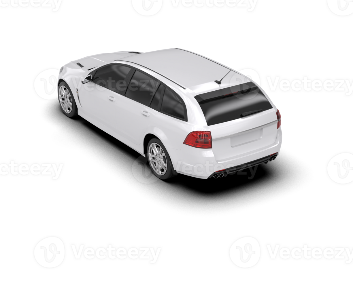 Modern car isolated on background. 3d rendering - illustration png
