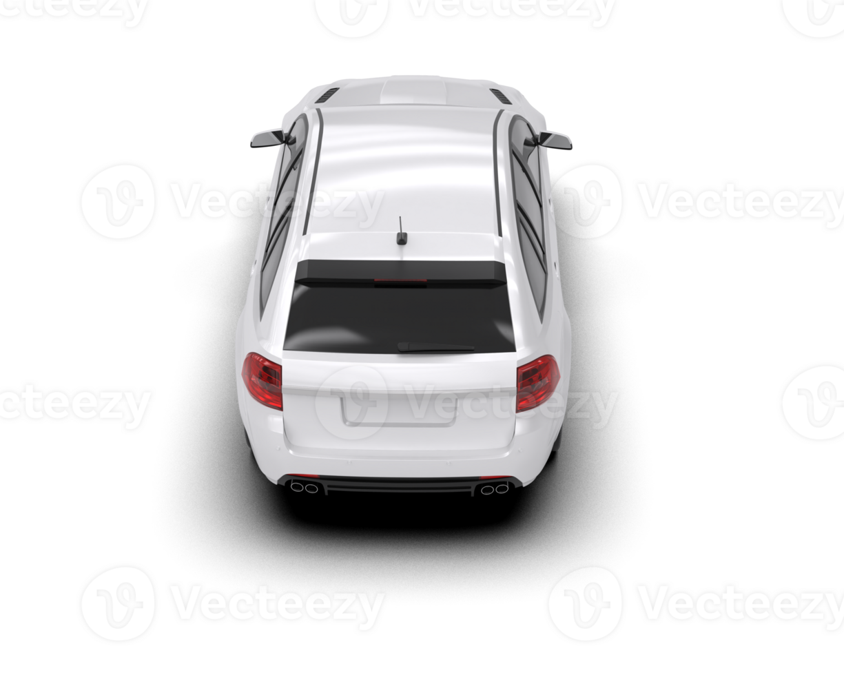 Modern car isolated on background. 3d rendering - illustration png