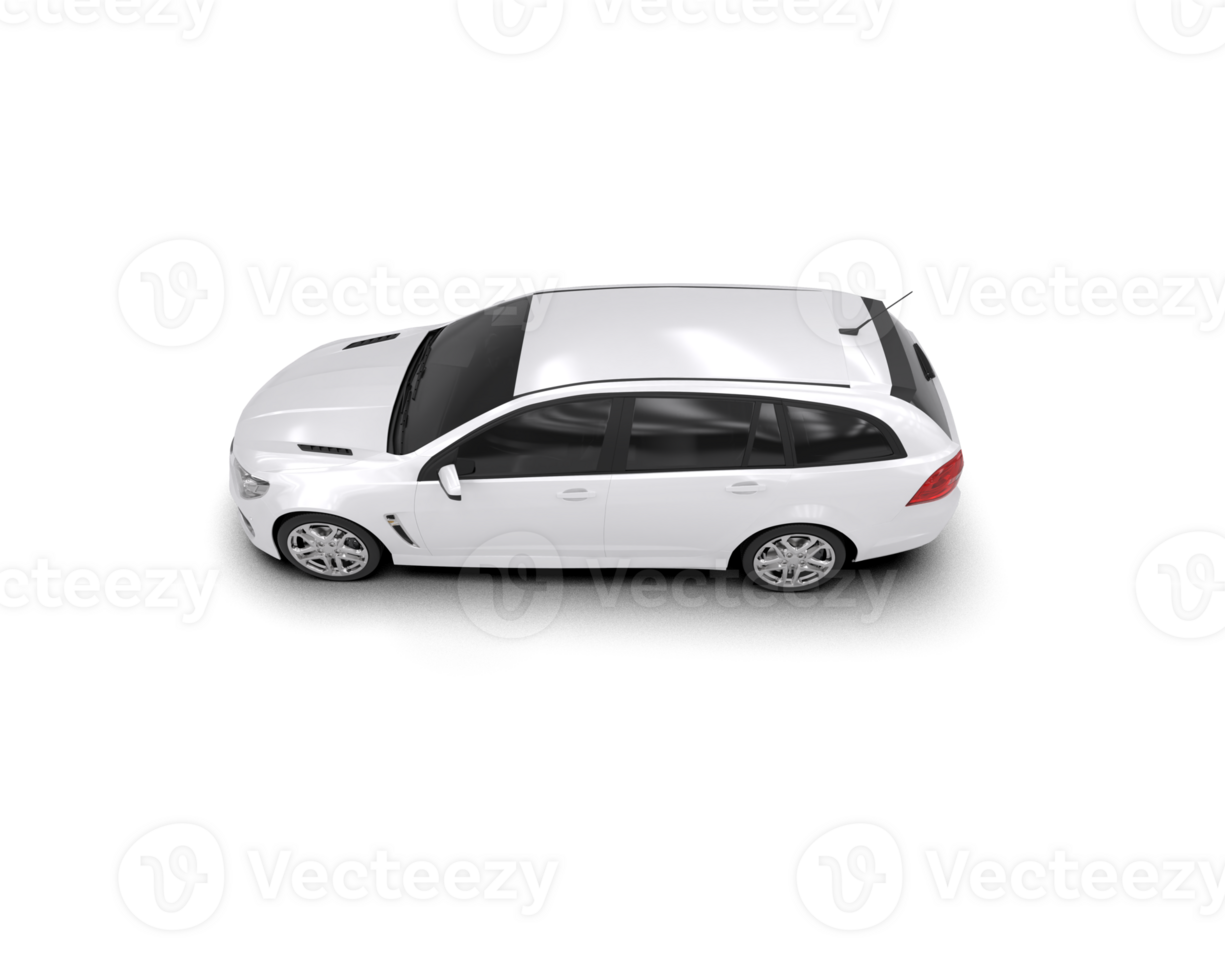 Modern car isolated on background. 3d rendering - illustration png
