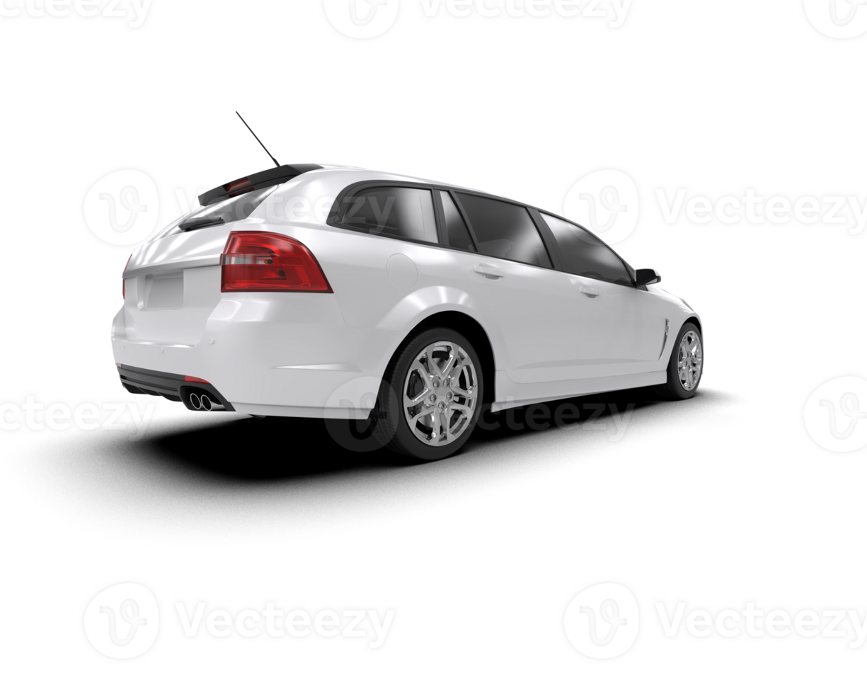 Modern car isolated on background. 3d rendering - illustration png