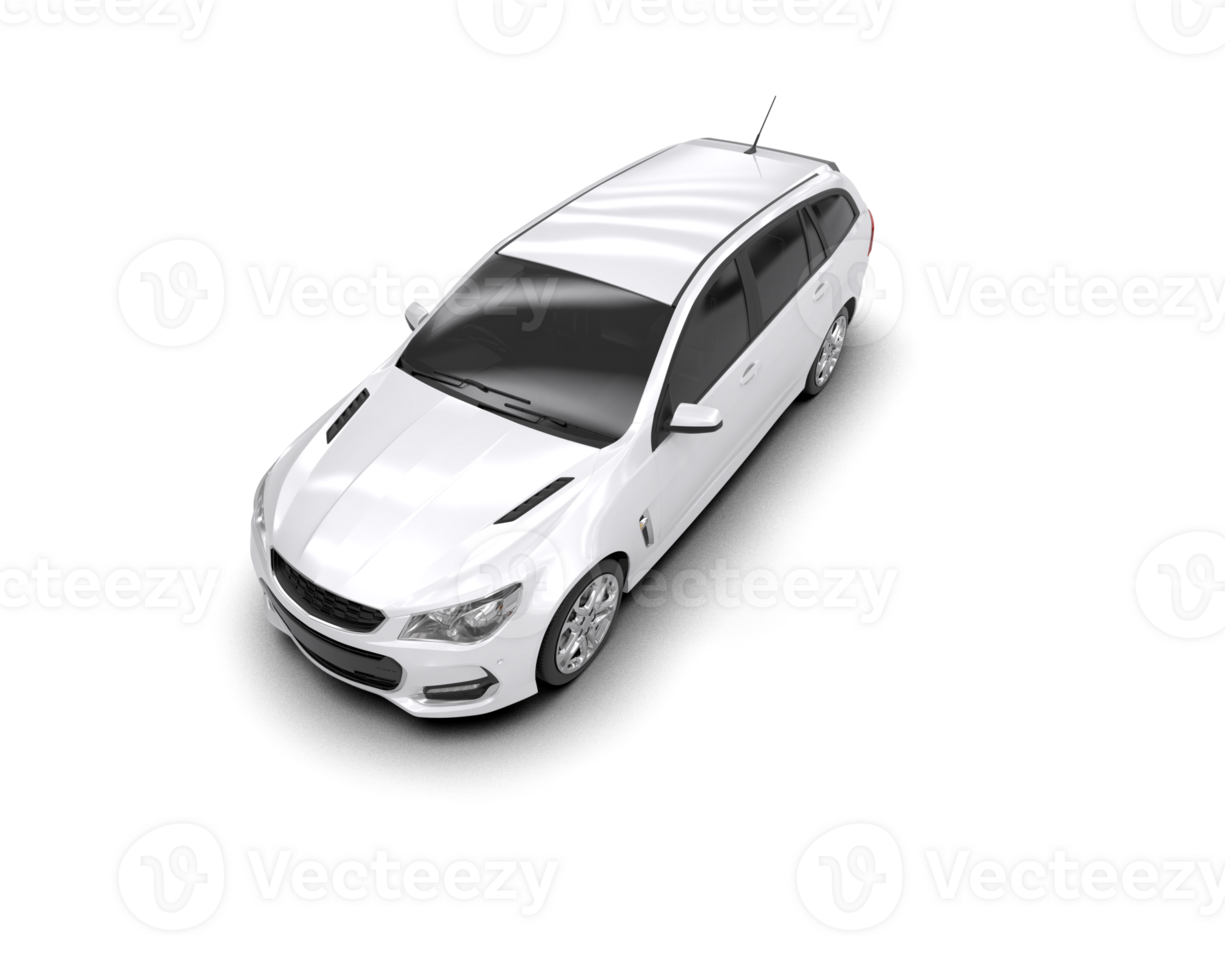 Modern car isolated on background. 3d rendering - illustration png