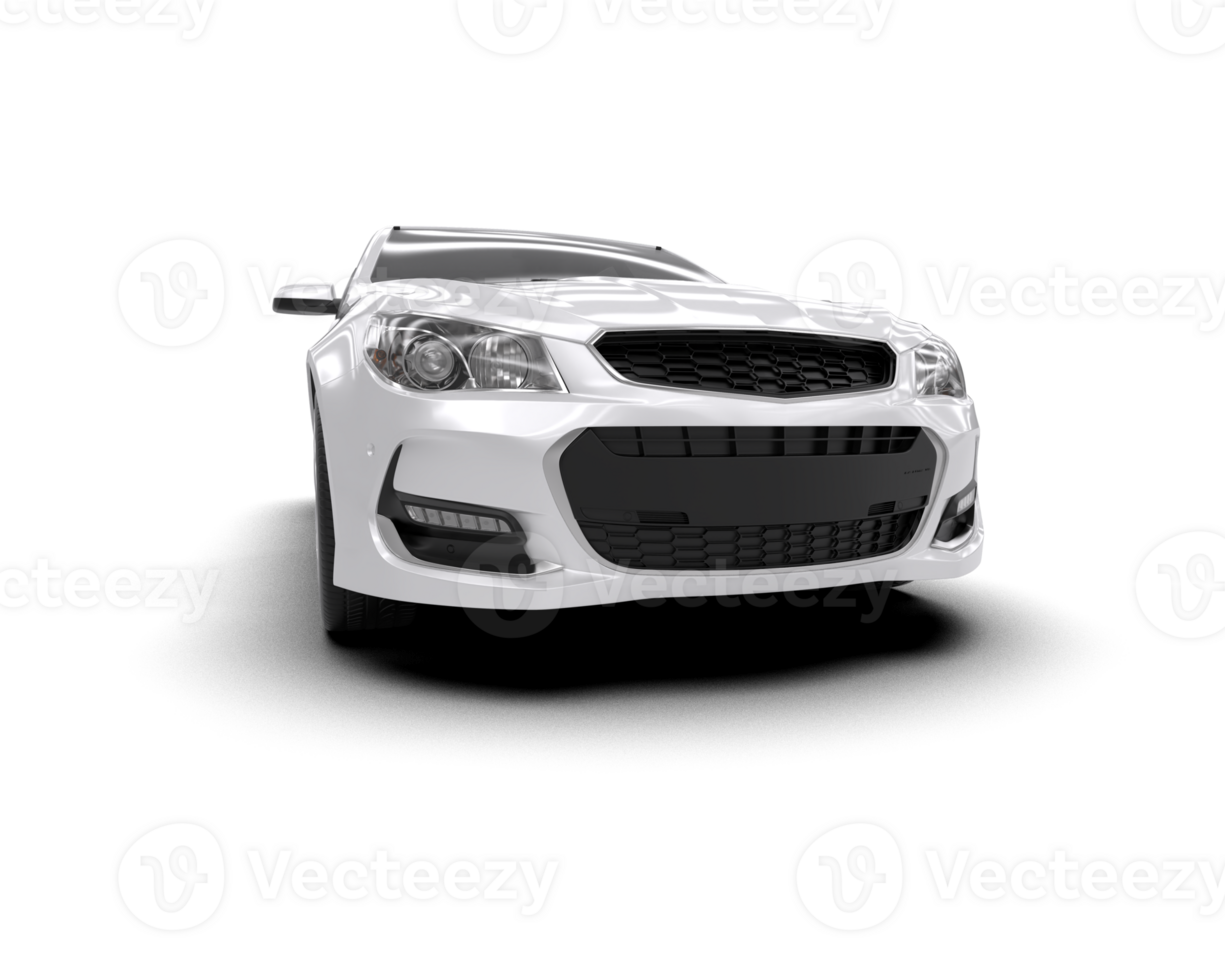 Modern car isolated on background. 3d rendering - illustration png