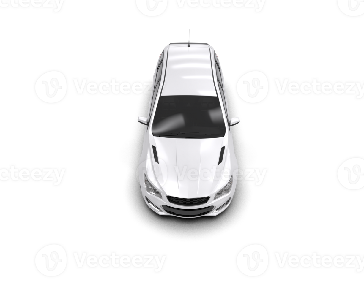 Modern car isolated on background. 3d rendering - illustration png