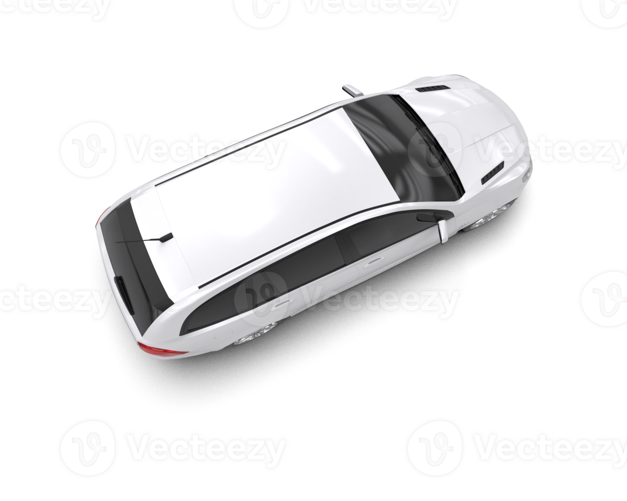 Modern car isolated on background. 3d rendering - illustration png