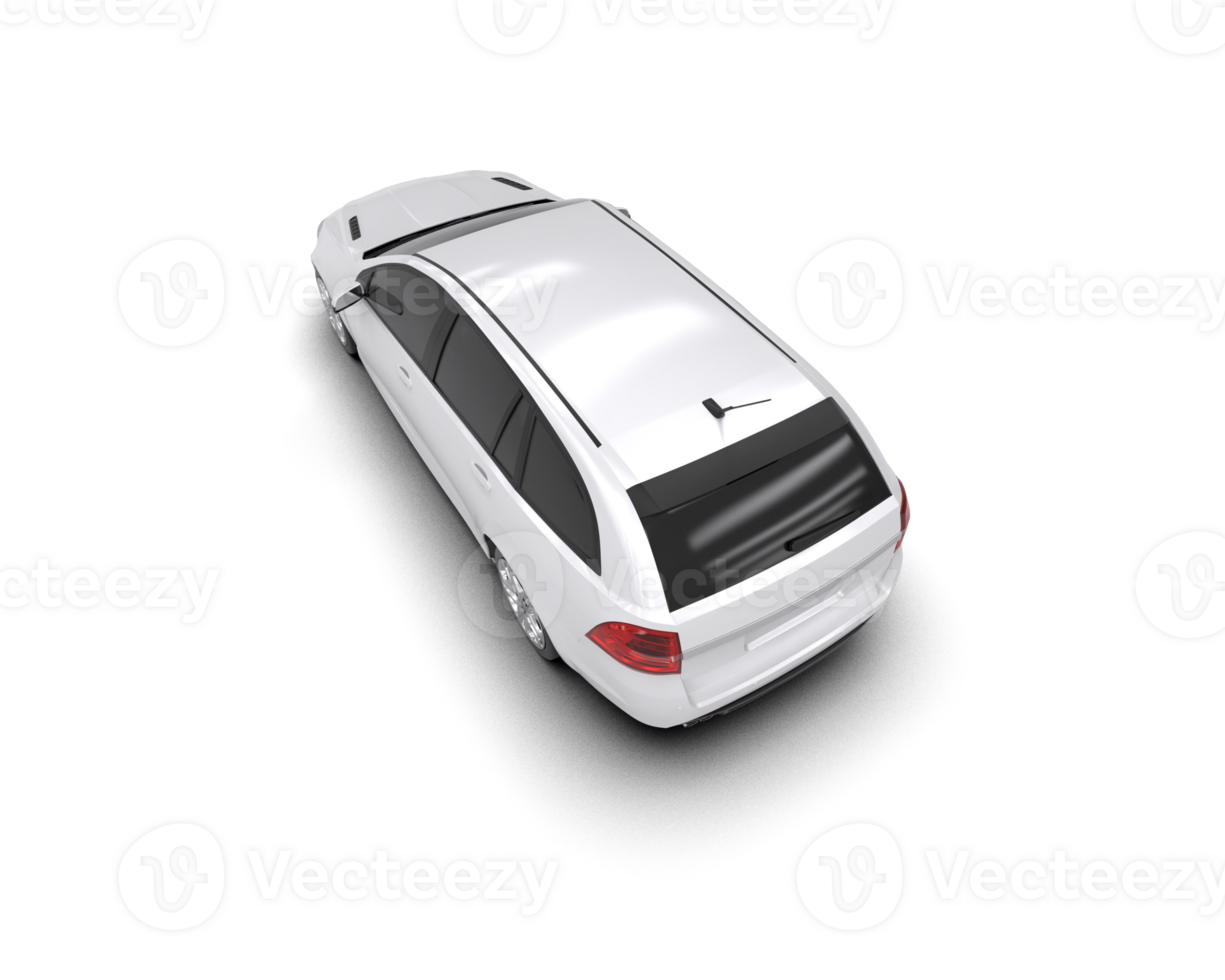 Modern car isolated on background. 3d rendering - illustration png