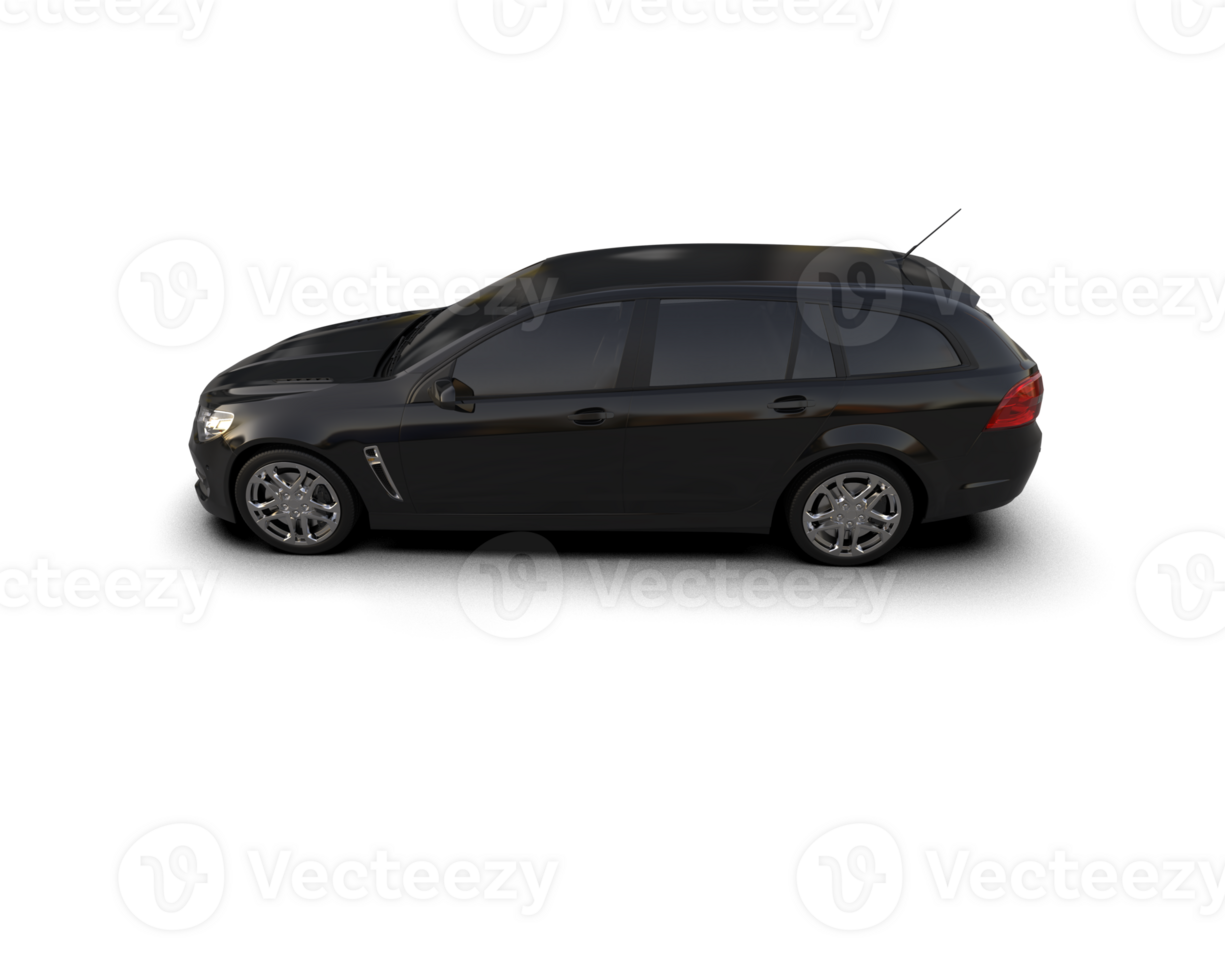 Modern car isolated on background. 3d rendering - illustration png