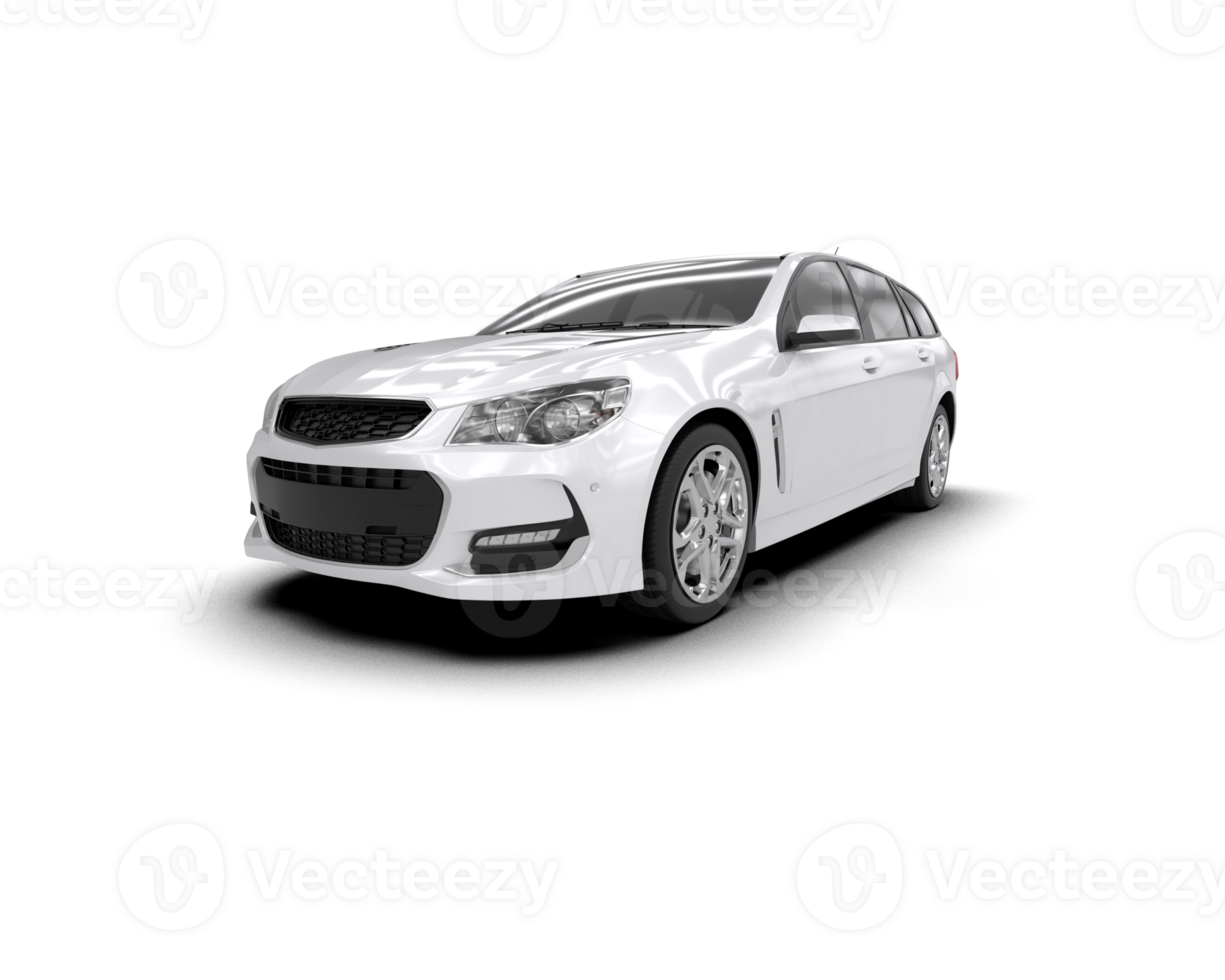 Modern car isolated on background. 3d rendering - illustration png