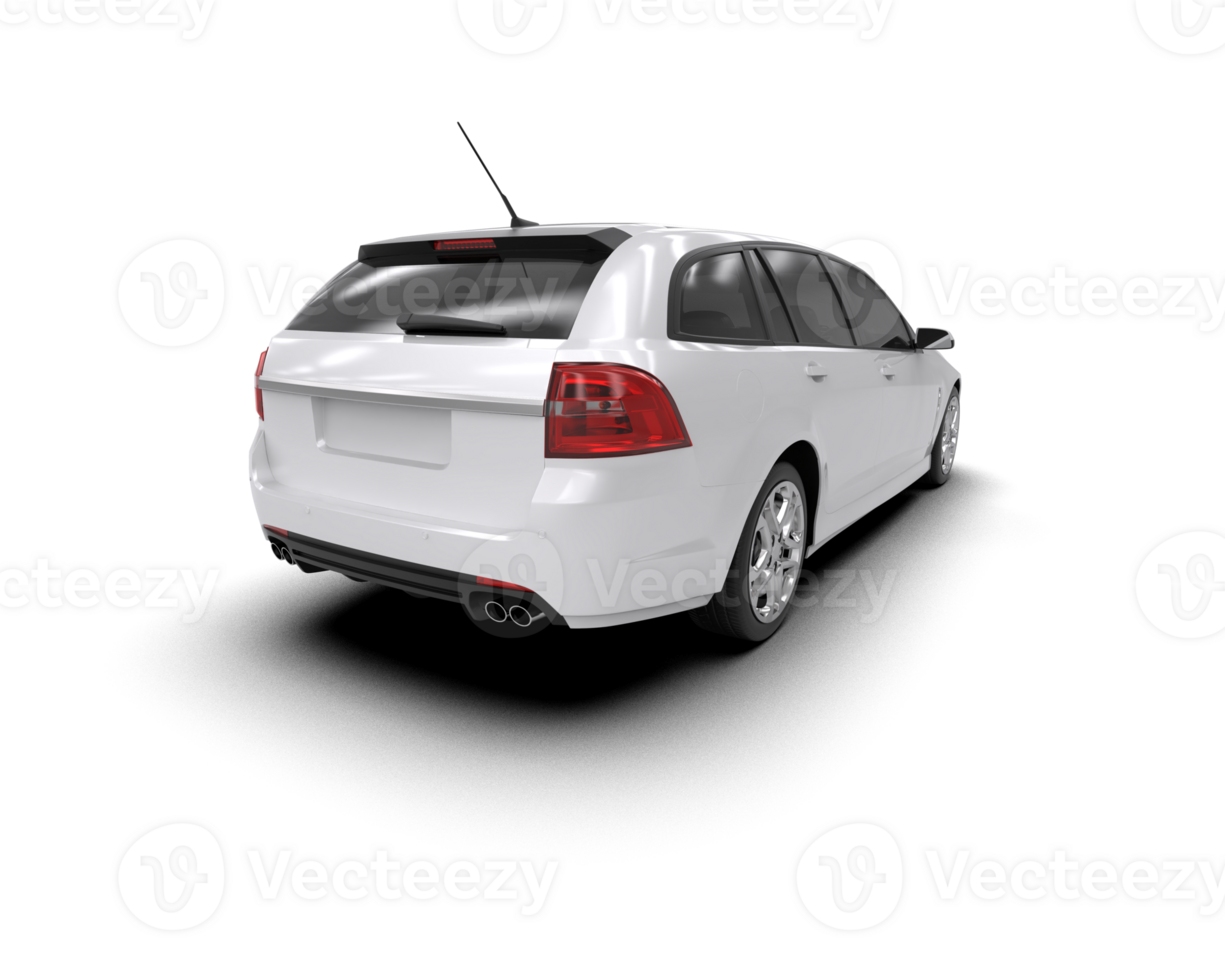 Modern car isolated on background. 3d rendering - illustration png