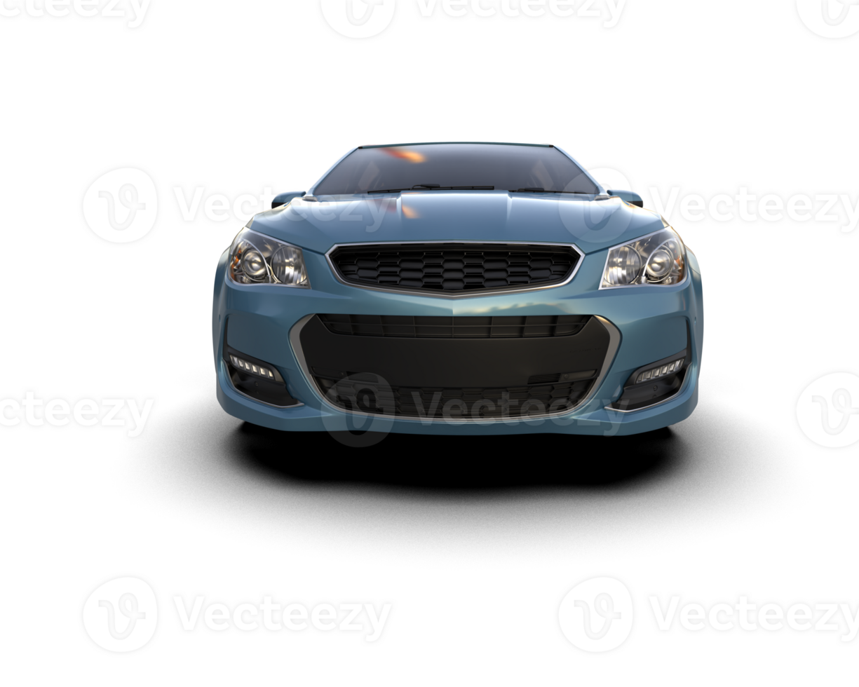 Modern car isolated on background. 3d rendering - illustration png