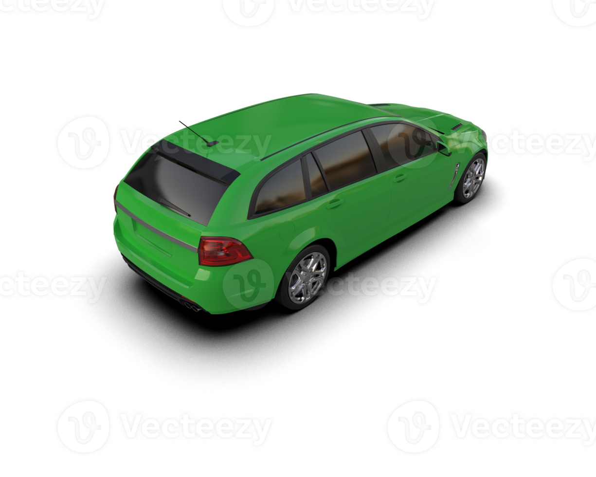 Modern car isolated on background. 3d rendering - illustration png
