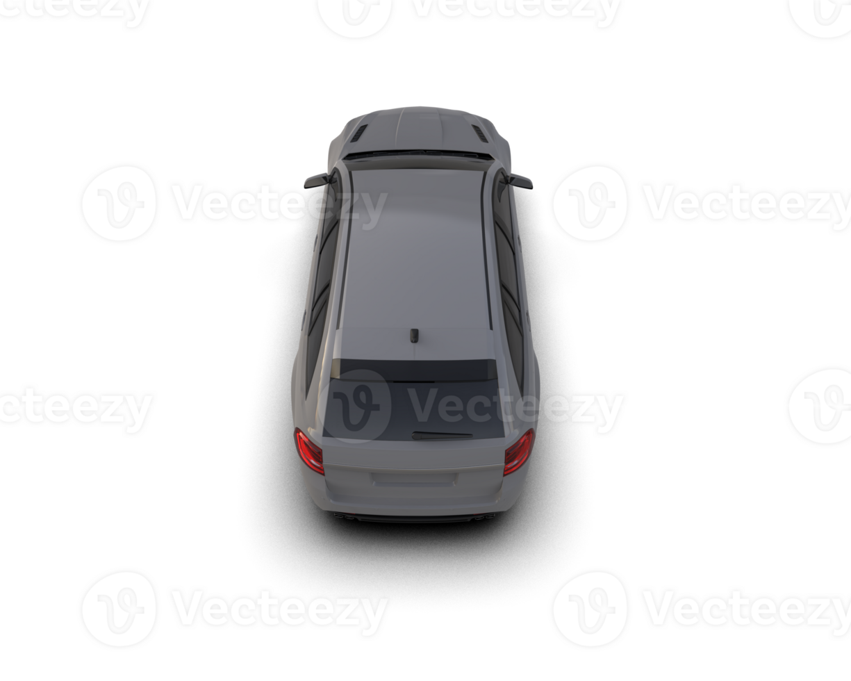 Modern car isolated on background. 3d rendering - illustration png