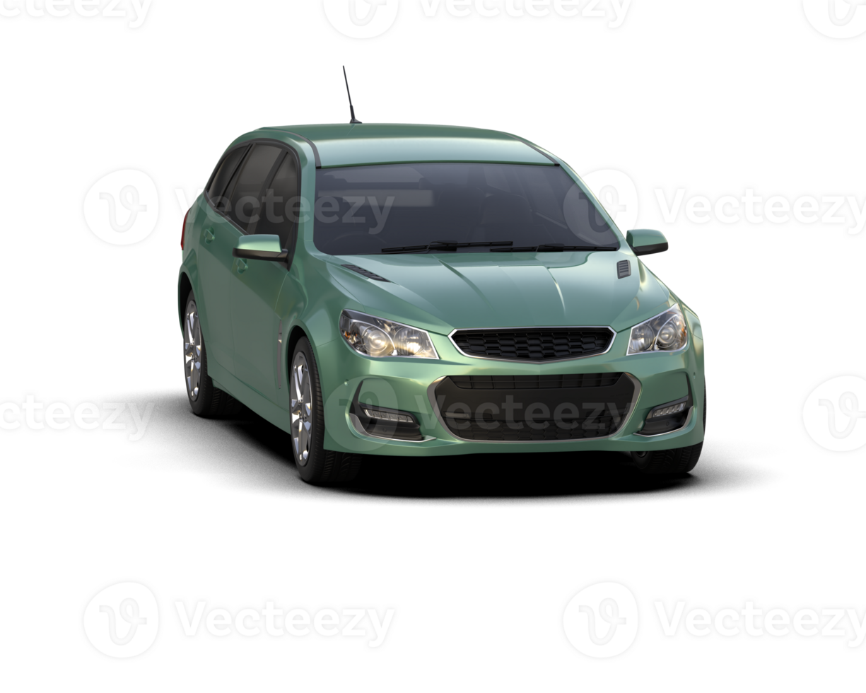 Modern car isolated on background. 3d rendering - illustration png