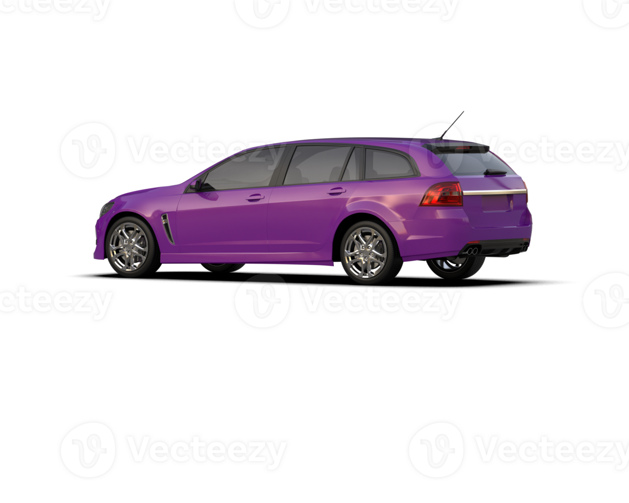 Modern car isolated on background. 3d rendering - illustration png
