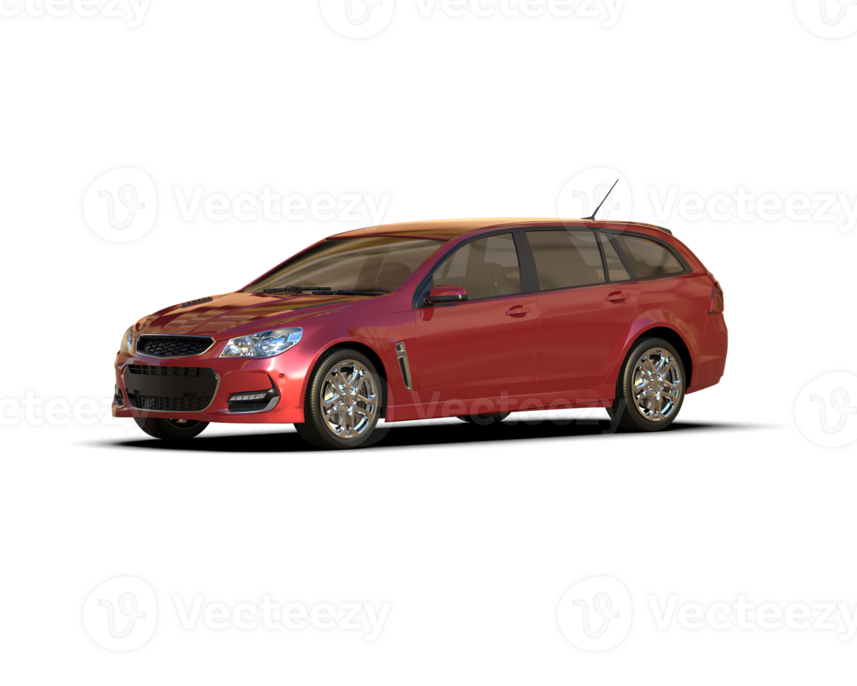 Modern car isolated on background. 3d rendering - illustration png