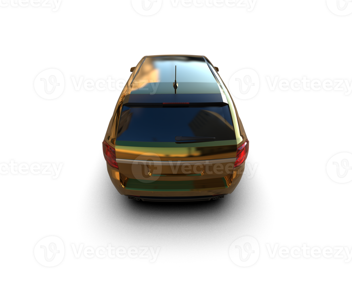 Modern car isolated on background. 3d rendering - illustration png