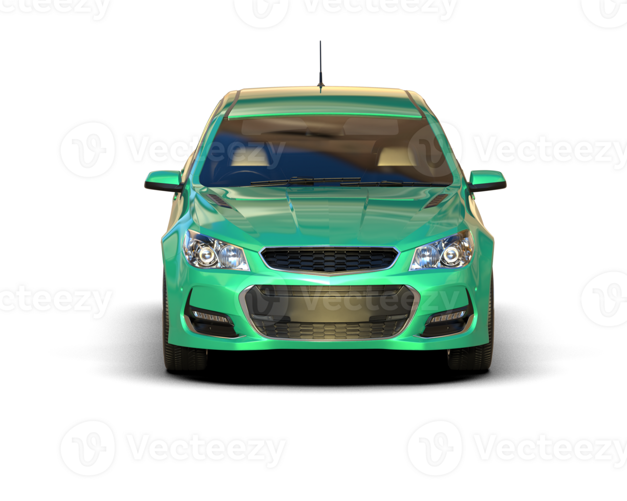 Modern car isolated on background. 3d rendering - illustration png