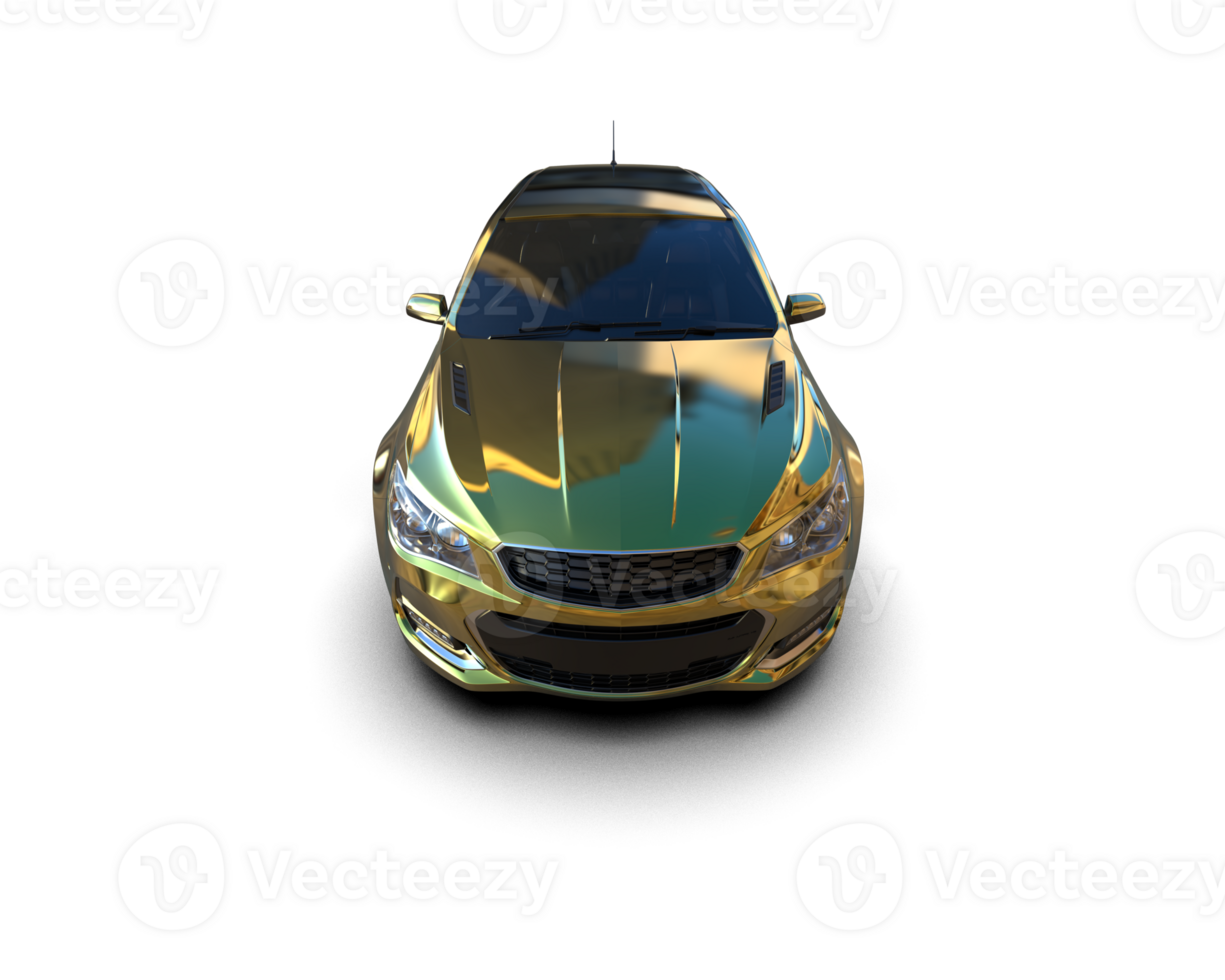 moderne voiture isolé sur Contexte. 3d le rendu - illustration png