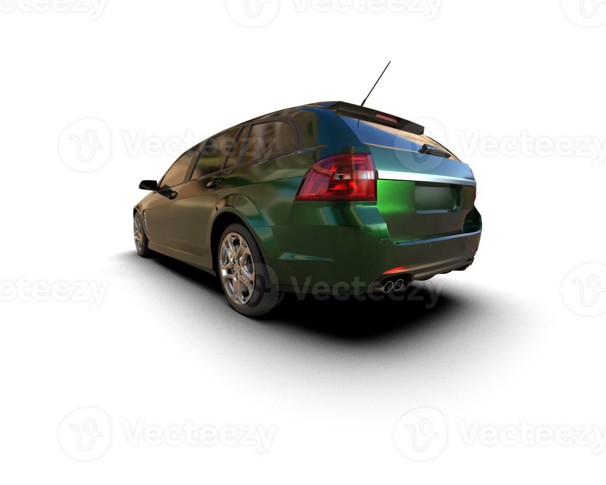 Modern car isolated on background. 3d rendering - illustration png
