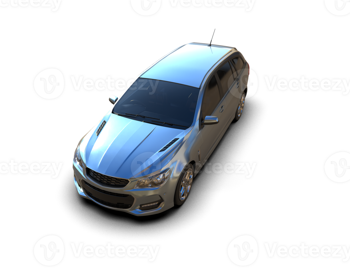 Modern car isolated on background. 3d rendering - illustration png