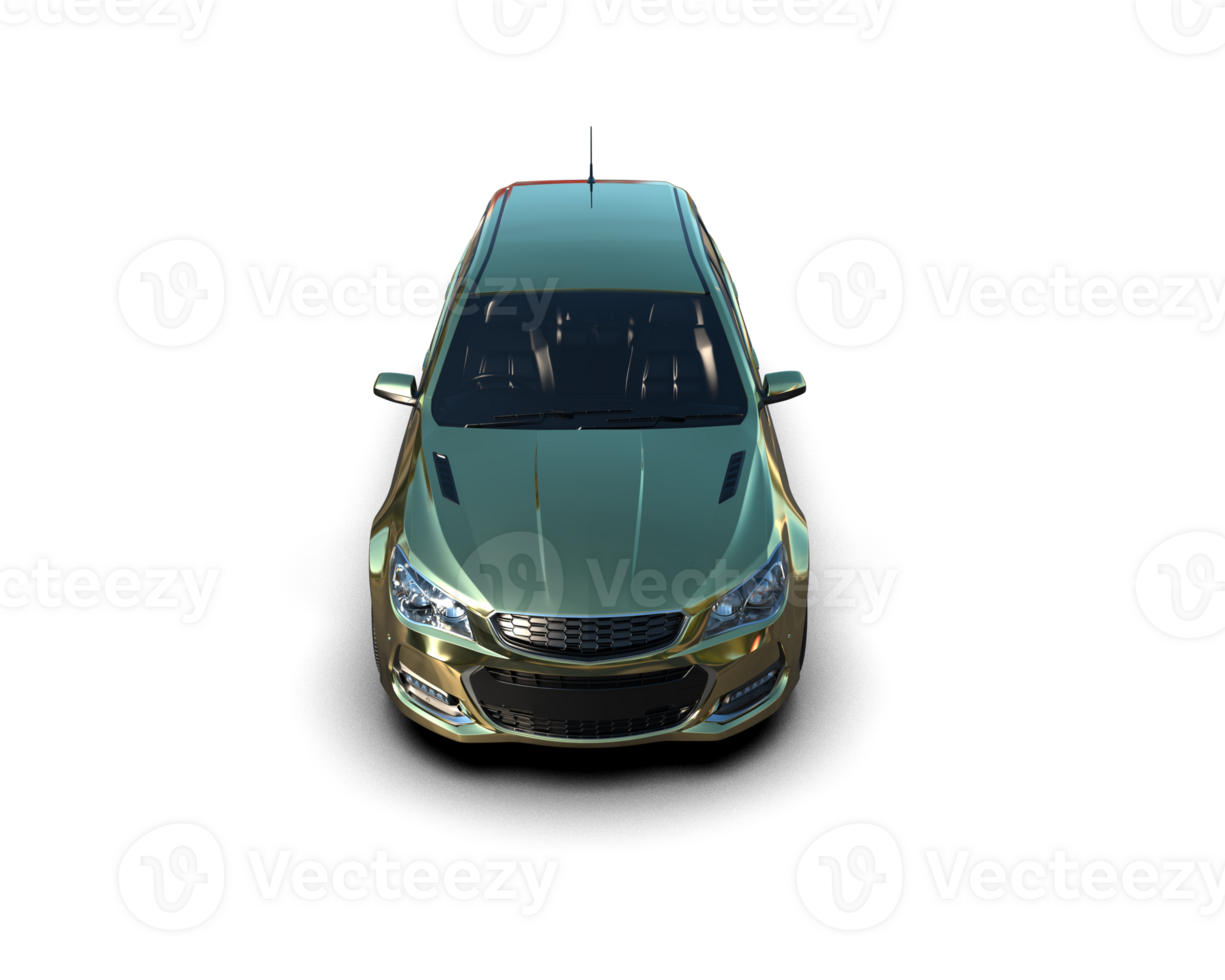 Modern car isolated on background. 3d rendering - illustration png