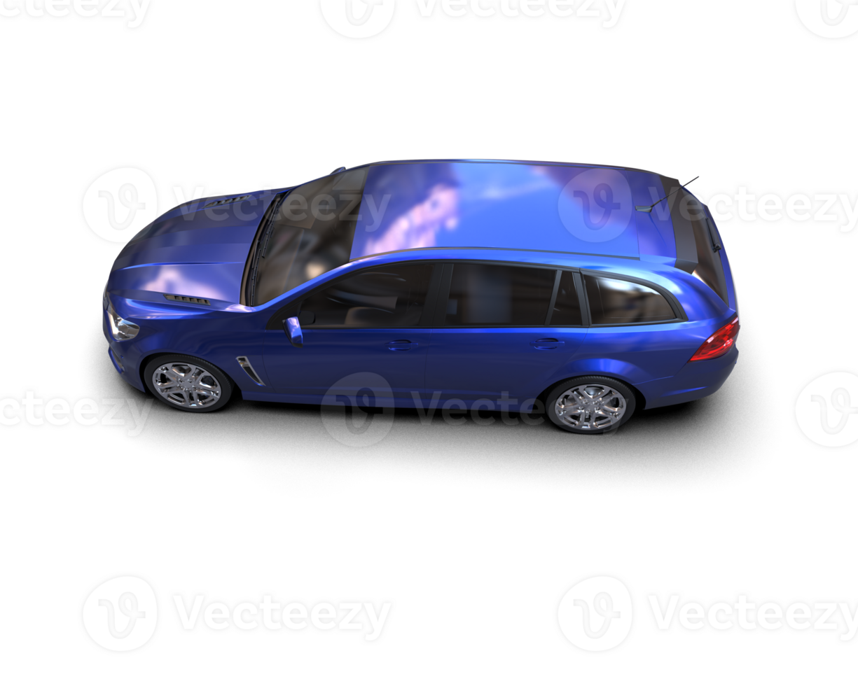 Modern car isolated on background. 3d rendering - illustration png