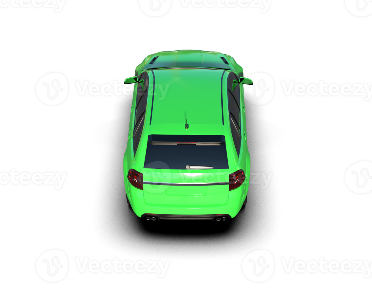 Modern car isolated on background. 3d rendering - illustration png