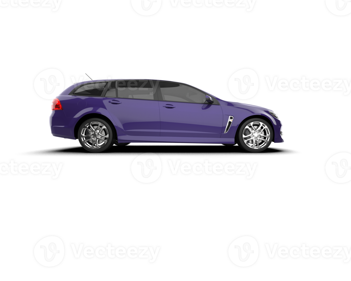 Modern car isolated on background. 3d rendering - illustration png