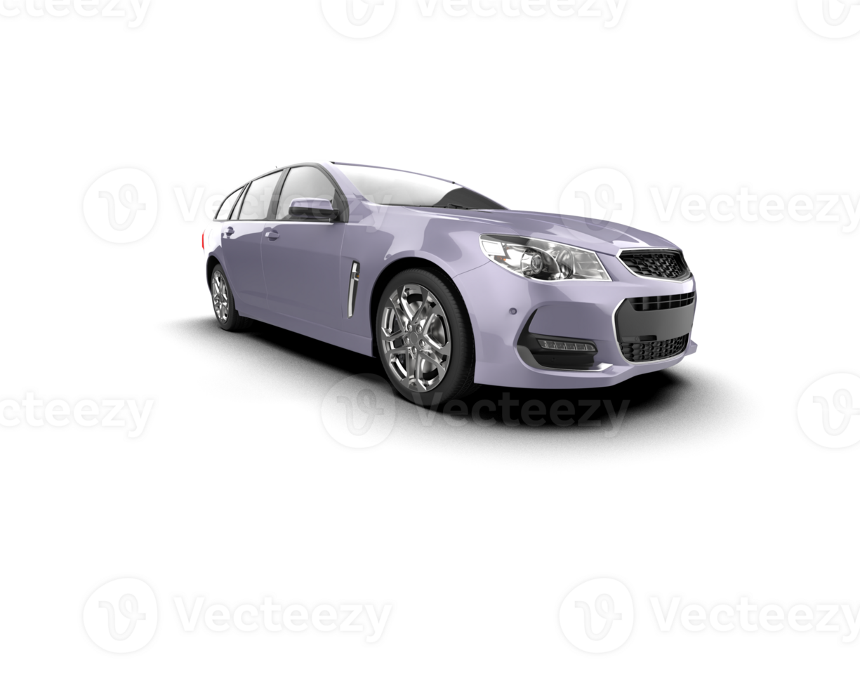 Modern car isolated on background. 3d rendering - illustration png